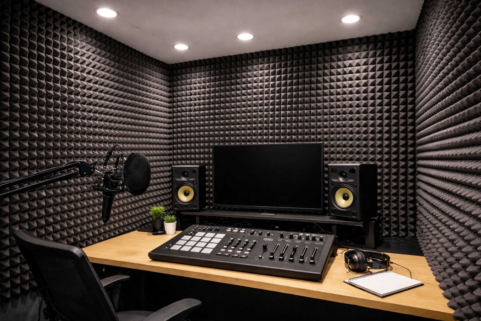 Foam small studio booth