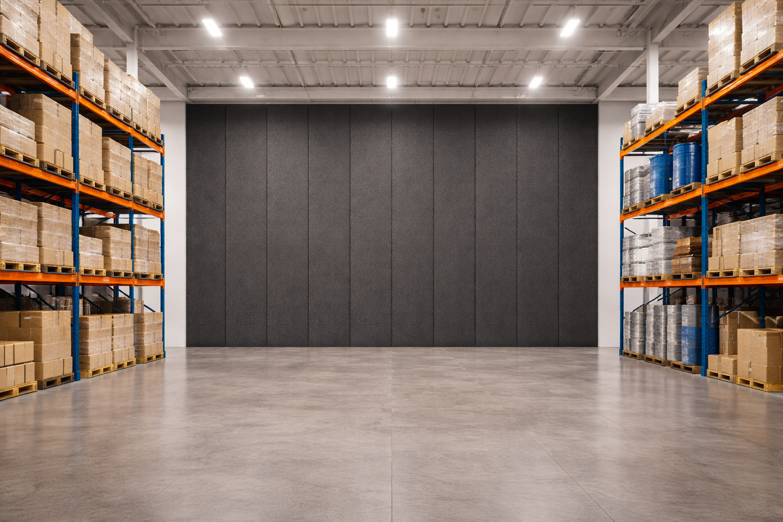 PET acoustic warehouse