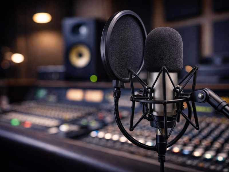 micrphonestudiowithfoam